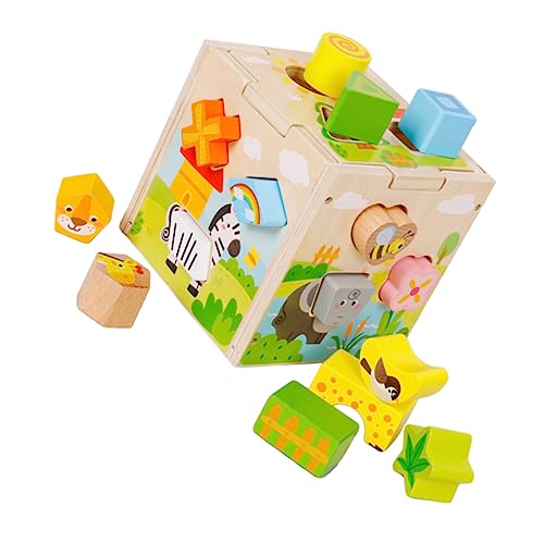 ifundom Cartoon-Intelligenz Box Kreatives Interessantes Lernspielzeug Für Kindergeschenk Puzzle- Für Bildungsspielzeug Baustein Green Hölzern von ifundom