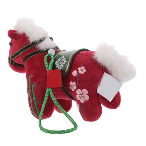 ifundom Cuddly Horse Plush Toy Zodiac Mascot Anhänger aus Weichem Leichter Tragbarer Glücksbringer für Tasche Auto zum Frühlingsfest ifundom Cuddly Horse Plush Toy Zodiac Mascot Anhänger aus Weichem Leichter Tragbarer Glücksbringer für Tasche Auto zum Frühlingsfest von ifundom