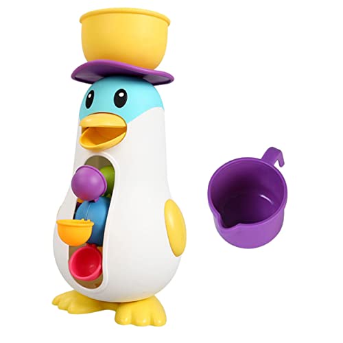 ifundom Cute Pinguin Windrad Badespielzeug Für Babys Lustiges Wasserspielzeug Für Die Badewanne Indoor Für Kleinkinder Farbige Badewannenunterhaltung Für von ifundom