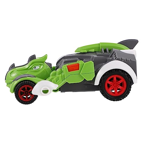 ifundom Auto Transformator Spielzeug Kinder Dinosaurier Spielzeug Dinosaurier Auto Mit Inertialantrieb Transformierendes Lernspielzeug Grüner Tyrannosaurus Rex Design von ifundom