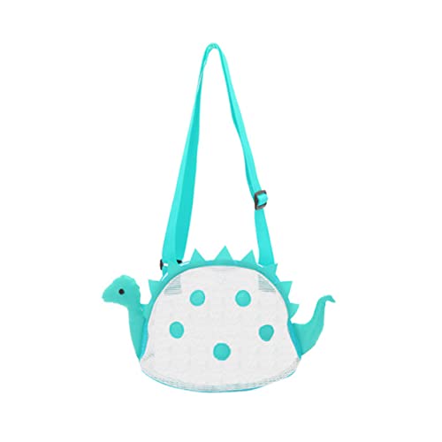 ifundom Dinosaurier-Strandtasche Strandtasche Aus Mesh Strand-Essentials Strandtasche Mesh-spielzeugtasche Spielzeugtasche Für Den Strand Strandtaschen Muscheltasche PVC Blue von ifundom