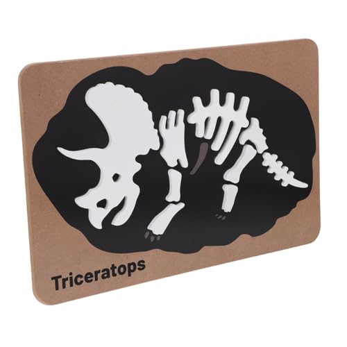 ifundom Dinosaurier-fossilien-Puzzle Knochen Puzzle-Dinosaurier Skelett-Puzzle Für Kinder Pädagogische Rätsel Für Kinder Erkenntnisrätsel Dinosaurierfiguren Montessori-Puzzle Von Ahorn von ifundom