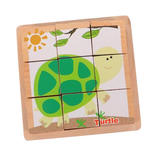 ifundom Dreidimensionales Puzzle Für Kleinkinder Kinderspielzeug Sicheres Holzpuzzle- Holzspielzeug Für Kinderspielzeug Aus Holz Baustein Hölzern von ifundom