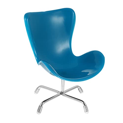 ifundom Egg-Stuhl-Sessel kinderstuhl Chair spielzeuge für Miniaturstuhlmodell tragbarer Hochstuhl Bausätze heim Mini-Sessel- Mini-Hausspielzeug für Plastik Blue von ifundom