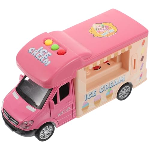 ifundom Eisspeisespielzeug Für EIS Kleines Auto Stellen Sie Sich EIN Gerätespielzeug Vor Vakuum- Mini-Tasse Rollenspielspielzeug Figur Legierung Rosa von ifundom