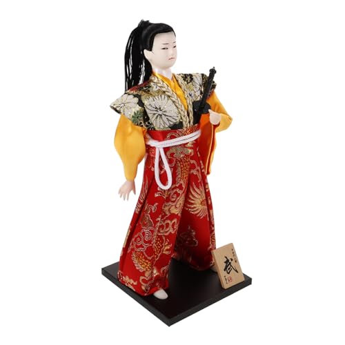 ifundom -Figur Home Decoration hausdeko Dekorationsobjekt -Ninja-Dekorationen unikal -Puppenhandwerk japanische Wohnkultur Kunstgegenstände im japanischen Stil Stoff von ifundom