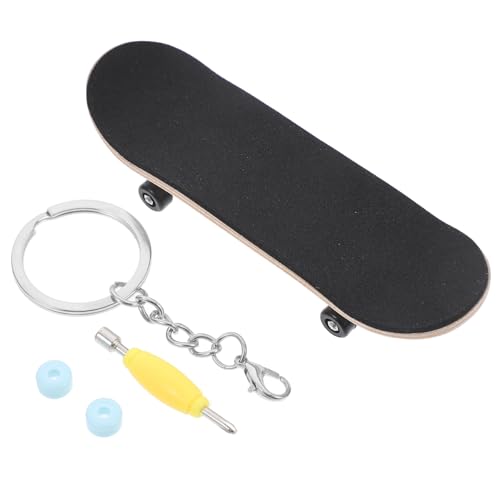 ifundom Finger-Skateboard Fingerspitzen-Skateboard Schreibtischspielspielzeug Fingerspielzeug Mini-fingerspielzeug Glatter Skateboard-Finger Mini-Palm-Skateboard Khaki Ahorn von ifundom