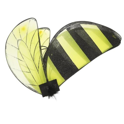 ifundom Flügel für Kinderpartys schmetterlingsflügel bienenflügel Biene verkleiden Sich Bienenkostüm Schmetterlingsprinzessinnenflügel Schmetterlinge Partyzubehör Kostüm Flügel Nylon von ifundom