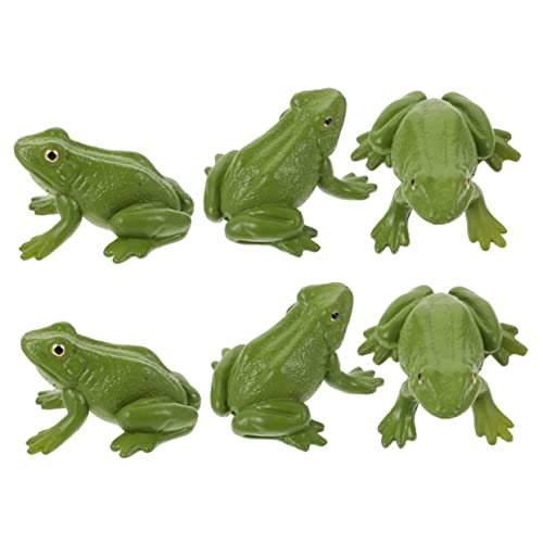 ifundom Frosch Modelle Simulation Frosch Figuren Für Dekofigur Für Zuhause Und Büro Realistische Frösche Miniatur Ornamente Lernspielzeug Für von ifundom