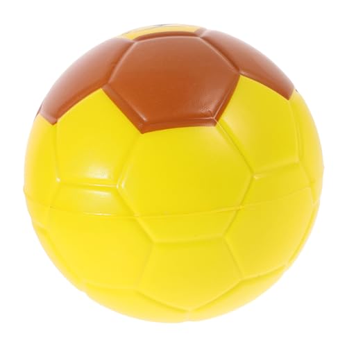 ifundom Fußballspielzeug Solider Spielzeugball Outdoor-Spielzeugball Strandball-Fußball Solider Fußball Weicher Fußball Sportspielzeug Fußball aus weichem Schaumstoff ruhiger Fußball Pu von ifundom