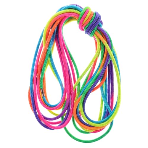 ifundom Gummiband-Sprungspiel Spielzeug Partyzubehör Outdoor-Springseil Kinder springen Seil Schüler Springseil Fitness-Sprungseil Springseil trainieren Chinesisches Springseil Plastik von ifundom