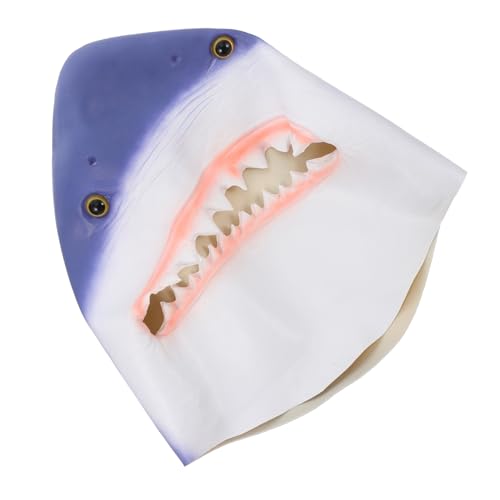 ifundom Hai-Kopfbedeckung Halloweenkostüm Cosplay-Masken für erwachsene Tiere Tierkopfmasken Kostüm Kindermaske Kleider halloween masken halloweenmaske Halloween-Maske Emulsion von ifundom