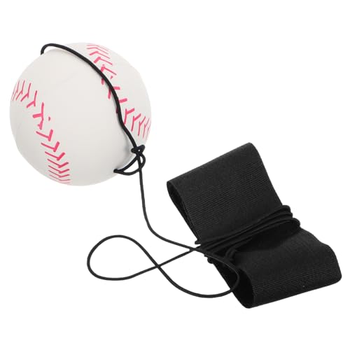 ifundom Handgelenk Ball Return Trainer Rebound Ball Handgelenk Ball Bounce Back Fußball Basebälle Return Ball Baseball Elastischer Trainer Hüpf Armband Ball von ifundom