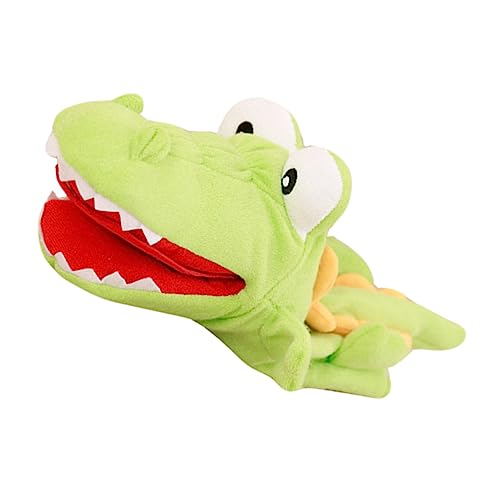 ifundom Handpuppe Plüsch chinesische Tierkreiszeichen Zoopuppen für Kinder Fingerpuppen Kleinkinder Familie Fingerpuppen Chaps Kinder tiegerkostuem Kinder kucheltier krokodile Stoff Green von ifundom