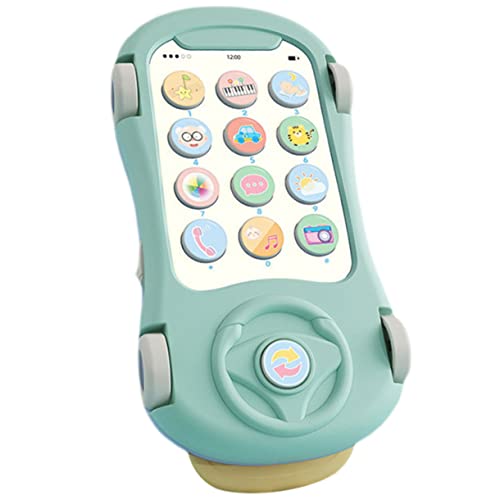 ifundom Handyspielzeug Für Zappeln Geboren Wanderer Kleinkinder Plüsch Telefonspielzeug Für Den Haushalt Handy Musikspielzeug Cartoon-babyphone Plastik Blue von ifundom