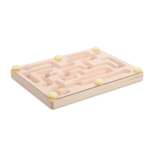 ifundom Holz Maze Balancierendes Perlenlabyrinth Puzzle zur Konzentrations Gleichgewichtsförderung Handliches Lernspielzeug für Vorschulkinder und Feinmotoriktraining ifundom Holz Maze Balancierendes Perlenlabyrinth Puzzle zur Konzentrations Gleichgewichtsförderung Handliches Lernspielzeug für Vorschulkinder und Feinmotoriktraining von ifundom