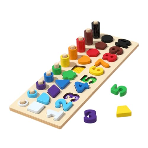 ifundom Holz Puzzle für Farbenfrohes Lernspielzeug zur Form und Farberkennung Montessori Inspiriert Langlebig und Sicher für Vorschule und Einschulung ifundom Holz Puzzle für Farbenfrohes Lernspielzeug zur Form und Farberkennung Montessori Inspiriert Langlebig und Sicher für Vorschule und Einschulung von ifundom