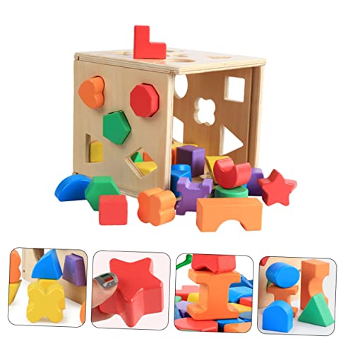 ifundom Holzbausteine Geometrisches Zuordnungsspielzeug Intelligenzspielzeug Fördert Hand Auge koordination und Farberkennung Montessori Stapelspiel für Frühe Bildung Jungen Mädchen ifundom Holzbausteine Geometrisches Zuordnungsspielzeug Intelligenzspielzeug Fördert Hand Auge koordination und Farberkennung Montessori Stapelspiel für Frühe Bildung Jungen Mädchen von ifundom