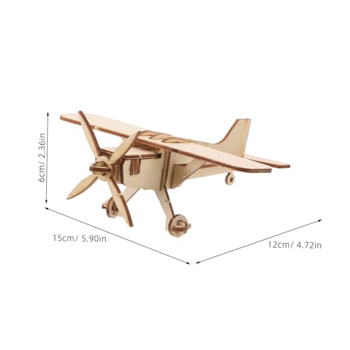 ifundom Holzflugzeug Bausatz DIY Mini Puzzle zum Bemalen Holzmodell für Erwachsene Kreatives Bastelset für Handwerk Schulprojekte und Dekoration ifundom Holzflugzeug Bausatz DIY Mini Puzzle zum Bemalen Holzmodell für Erwachsene Kreatives Bastelset für Handwerk Schulprojekte und Dekoration von ifundom