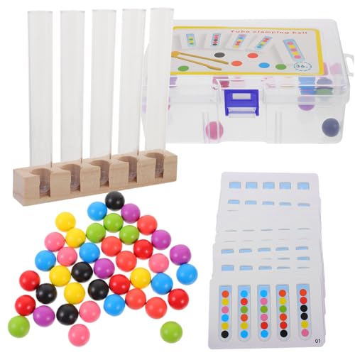 ifundom Holzspielzeug Lernset mit Bunten Perlen und Klemme Fördert Farberkennung Feinmotorik und Hand Auge Koordination Pädagogisches Aktivitätsspielzeug für Kleinkinder Ab Monaten ifundom Holzspielzeug Lernset mit Bunten Perlen und Klemme Fördert Farberkennung Feinmotorik und Hand Auge Koordination Pädagogisches Aktivitätsspielzeug für Kleinkinder Ab Monaten von ifundom
