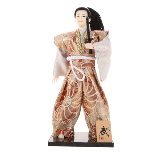 ifundom Japanische -Puppe japanische Japan Wohnkultur -Statue japanische Kunst Desktop- -Puppe -Figur -Puppen- Stoff von ifundom