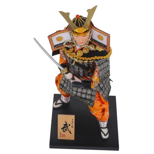 ifundom Japanische Samurai Puppe Traditionelle Japanische Kriegerfigur als Desktop Deko für Zuhause und Büro ifundom Japanische Samurai Puppe Traditionelle Japanische Kriegerfigur als Desktop Deko für Zuhause und Büro von ifundom