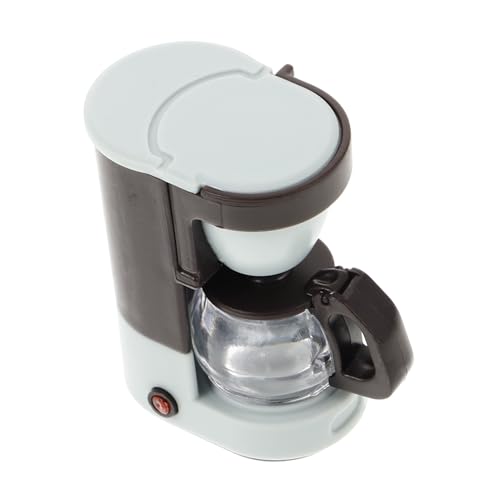 ifundom Kaffeemaschine Modell Kinder Kaffeemaschine Spielset Puppenhaus Miniaturen Küchengerät Spielzeug Miniatur Puppenhaus Küchenzubehör Kaffeemaschine Mini Miniatur Spielzeug von ifundom