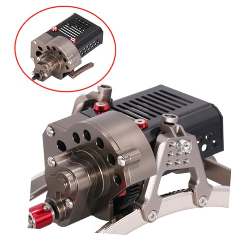 ifundom Kasten Raupenteil Frontmotor rc Auto Koffer RC Auto Verteilergetriebe Lenkgetriebe Halterung Auto Autozubehör Lenkstange für RC-Autos Zubehör Auto RC-Crawler-Teile Leistung Black von ifundom