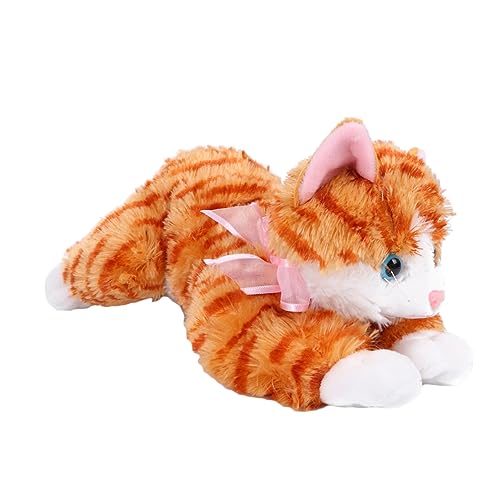 ifundom 40cm Orange Simulation Klettern Katze Puppe Kuschel Katze Stofftier Spielzeug Jungen Und Mädchen Geburtstag von ifundom