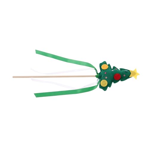 ifundom Kinder Fee Zauberstab Spielzeug Weihnachtsbaum Geformt Fee Stick Tragbare Zauberstab Rollenspiel Fee Zauberstab Bühne Performance Prop Handheld Fee Zauberstab von ifundom