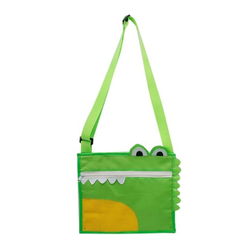 ifundom Kleine Tasche Aus Mesh-strandtaschen Aufbewahrungstaschen Mit Reißverschluss Strandtasche Aus Mesh Strandspielzeug Für Strand Umhängetasche Netz Green von ifundom