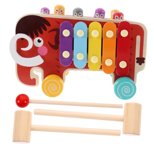 ifundom Bauchlage Spielzeug Baby Holzspielzeug Set Pocherspiel Für Kleinkinder Motorikspielzeug Für Vorschulkinder Interaktives Für Eltern Kind Aktivitäten Pädagogisches Holzspielzeug Zur Der von ifundom