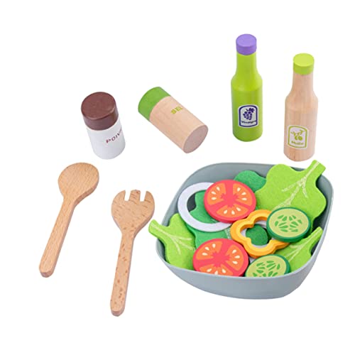 ifundom Jungen Mädchen Spielen Küche Spielzeug Set Kinder Pädagogisches Pretend Kochen Spielset Salat Gemüse Set von ifundom