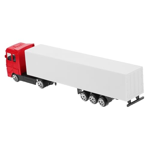 ifundom Spielzeug LKW LKW Spielzeug LKW-modellspielzeug Roboter Träger Spielzeuglastwagen Monster-Truck- LKW Puppenwagen Kleinkind-LKW-Modell LKW- Aus Legierung Rot von ifundom