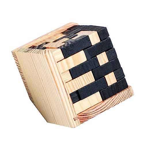 ifundom Luban Lock Relief Für Kleinkinder Kinderpuzzle Kleinkinderpuzzle Kinderspielzeug Puzzle Für Kleinkinder Kinderpuzzle Puzzlespielzeug Interlock Spiel Lernspielzeug Holz von ifundom