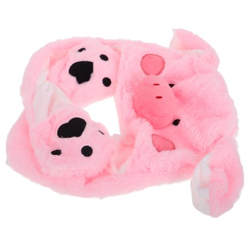 ifundom Lustiger Schweinehut Halloween Stofftier Halstuch Halloween Hat Halloween Tiere Hut Mit Ohren Tierhüte Für Erwachsene Hut Für Kinder Anime Hut Partyhüte Für Kinder Rosa von ifundom