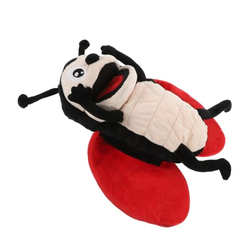 ifundom Marienkäfer-handpuppe Cartoon-Tiere-Marionette Tierische Handpuppe Schmetterlingshandpuppen Ausgestopftes Tierspielzeug Lustige Handpuppe Tierische Fingerpuppen Plüsch von ifundom