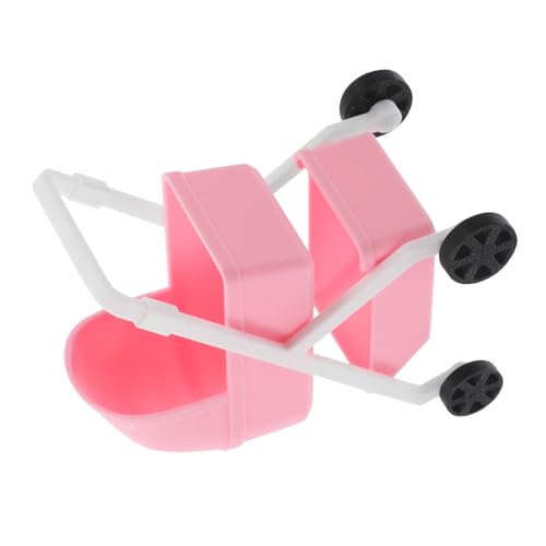 ifundom Maßstab Realistisch Gestalteter Kinderwagen für Puppenhaus Dekoration und Rollenspiel Robust Leicht und Kindgerecht Rosa Design ifundom Maßstab Realistisch Gestalteter Kinderwagen für Puppenhaus Dekoration und Rollenspiel Robust Leicht und Kindgerecht Rosa Design von ifundom