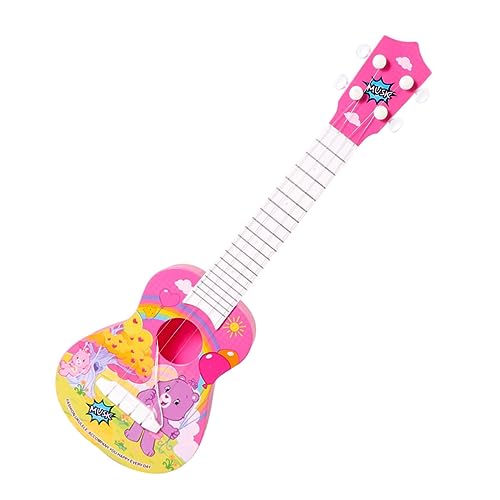 ifundom Mini Instrumente Spielzeuggitarre Spielzeug Weiße Ukulele Spielzeug Kindergitarre von ifundom