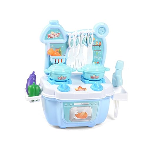 ifundom 1 Set Mini Küchen Spielset Für Plastisches Kochbench Rollenspielzeug Mit Zubehör Für Kreative Spielstunden Im Kinderzimmer von ifundom