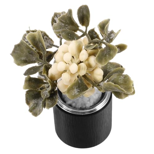 ifundom Mini-Möbelmodell Miniatur Puppe Töpfchen Fee Bonsai-Dekoration Dekorative Vasen -Accessoires Bonsai Dekoration Blumentopf-Modell Mini-Blumenmodell Plastik von ifundom