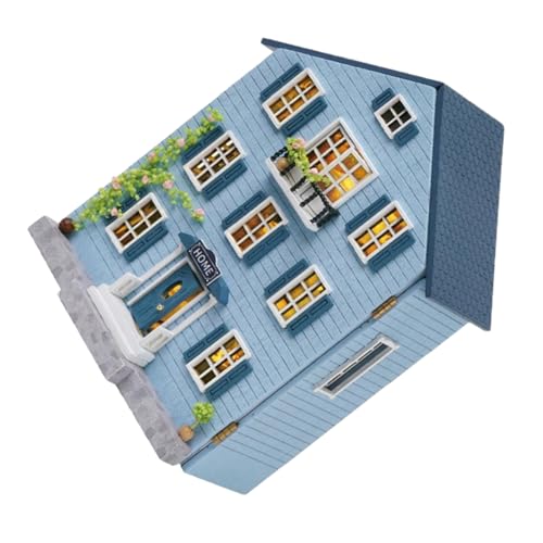 ifundom Miniatur Holzhaus Bausatz mit Möbeln DIY Mini Puppenhaus Set für Jugendliche Stabiles Holzmodell als Dekoration Kreatives Bastelspielzeug für Familie und Reise ifundom Miniatur Holzhaus Bausatz mit Möbeln DIY Mini Puppenhaus Set für Jugendliche Stabiles Holzmodell als Dekoration Kreatives Bastelspielzeug für Familie und Reise von ifundom