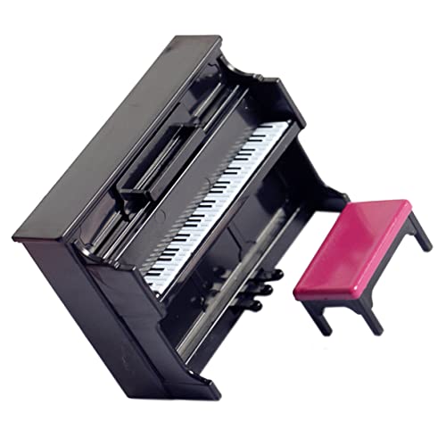 ifundom Miniatur Klavier Set Mit Hocker Dekorative Klavierfigur Für Puppenhaus Mikro Landschaft Und Stilvolle Raumdekoration Ideal Für Sammler Und von ifundom