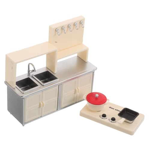 ifundom Miniatur Puppenhaus Küchenmodell Teiliges mit Induktionsherd und Kochgeschirr ohne Strom Platzsparend Kompatibel mit Puppenhaus Serien Fördert Spielerische Rollenspiele ifundom Miniatur Puppenhaus Küchenmodell Teiliges mit Induktionsherd und Kochgeschirr ohne Strom Platzsparend Kompatibel mit Puppenhaus Serien Fördert Spielerische Rollenspiele von ifundom