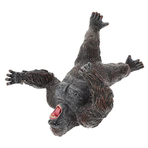 ifundom -Modell Realistische Schimpansenfigur Tierfiguren Modell Simulation Von Tierfiguren Schimpansenfiguren Wild Lebende Tierstatuen Waldtierstatue Gorilla-Statue Plastik von ifundom