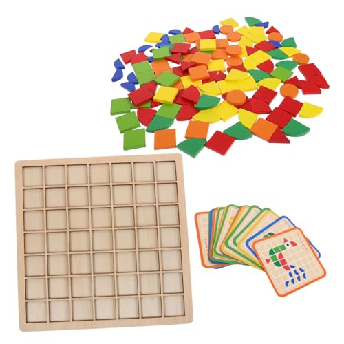 ifundom Holzformpuzzle Mit Verschiedenen Geometrischen Blöcken Für Montessori-lernspielzeug Tangram-Puzzle-Spielzeug Für Kindergarten Hause ifundom Holzformpuzzle Mit Verschiedenen Geometrischen Blöcken Für Montessori-lernspielzeug Tangram-Puzzle-Spielzeug Für Kindergarten Hause von ifundom