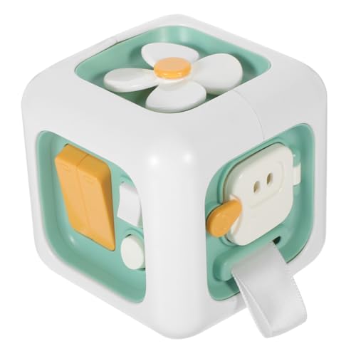 ifundom Montessori Lernspielzeug Busy Cube Für Kleinkinder Multifunktionaler 6 Seitiger Motorik Würfel Mit Sensorischen Elementen Ideal Für Babys Ab 10 Monaten Zur Von von ifundom