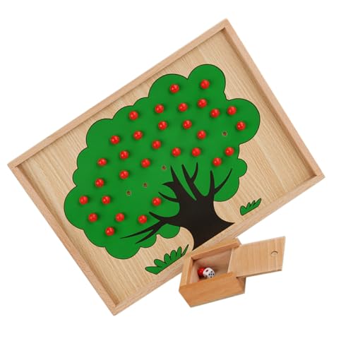 ifundom Baby Spielzeug Montessori Lernspielzeug Für Apfelbaum Zahlen Matching Zählspiel Für Kleinkinder Zahlen Und Farbenspiel Pädagogisches Für Vorschulkinder 1 Set Montessori Spielzeug von ifundom