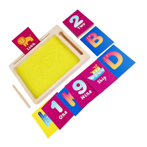 ifundom Montessori Sandspielset für Kleinkinder Sensorische Aktivitäten zur Frühkindlichen Bildung Schreibspielzeug für Alphabet und Zahlen für Vorschul Lernspiele ifundom Montessori Sandspielset für Kleinkinder Sensorische Aktivitäten zur Frühkindlichen Bildung Schreibspielzeug für Alphabet und Zahlen für Vorschul Lernspiele von ifundom