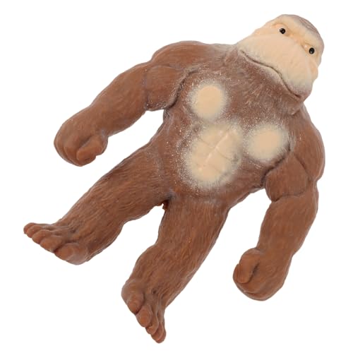 ifundom Orang-utan-Spielzeug Spielzeug Zum Stressabbau Squeeze Sensorisches Spielzeug Kreatives Druckentlastungsspielzeug Kleine Spielsachen Kniffliges Spielzeug Brown Weiches Gummi von ifundom